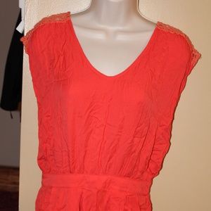 Dark Orange Romper